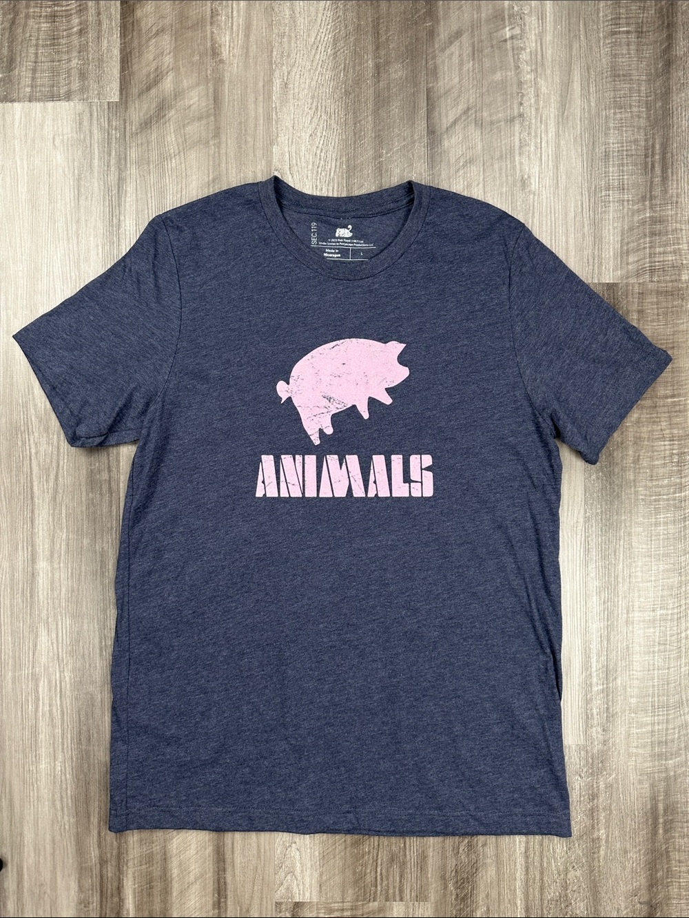 Section 119 x Pink Floyd Animals Crewneck Tee - Large